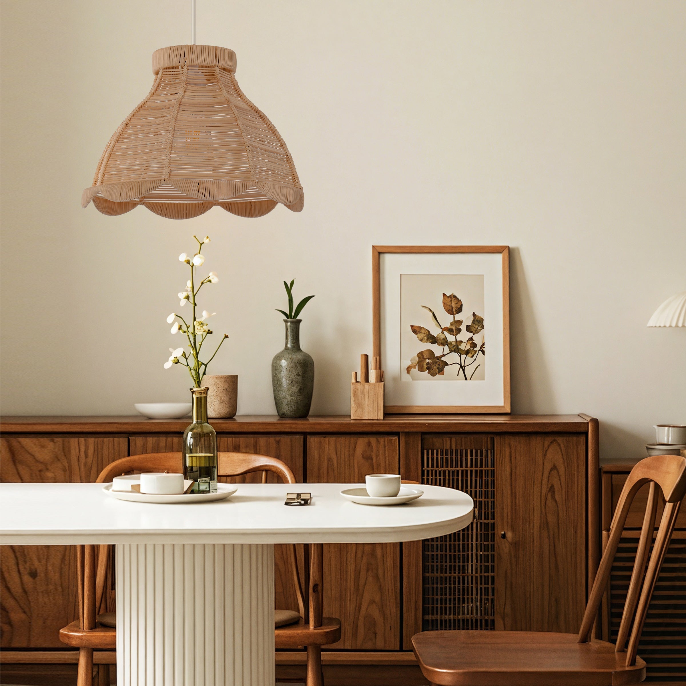 japanese-inspired-petal-bloom-rattan-woven-pendant-light