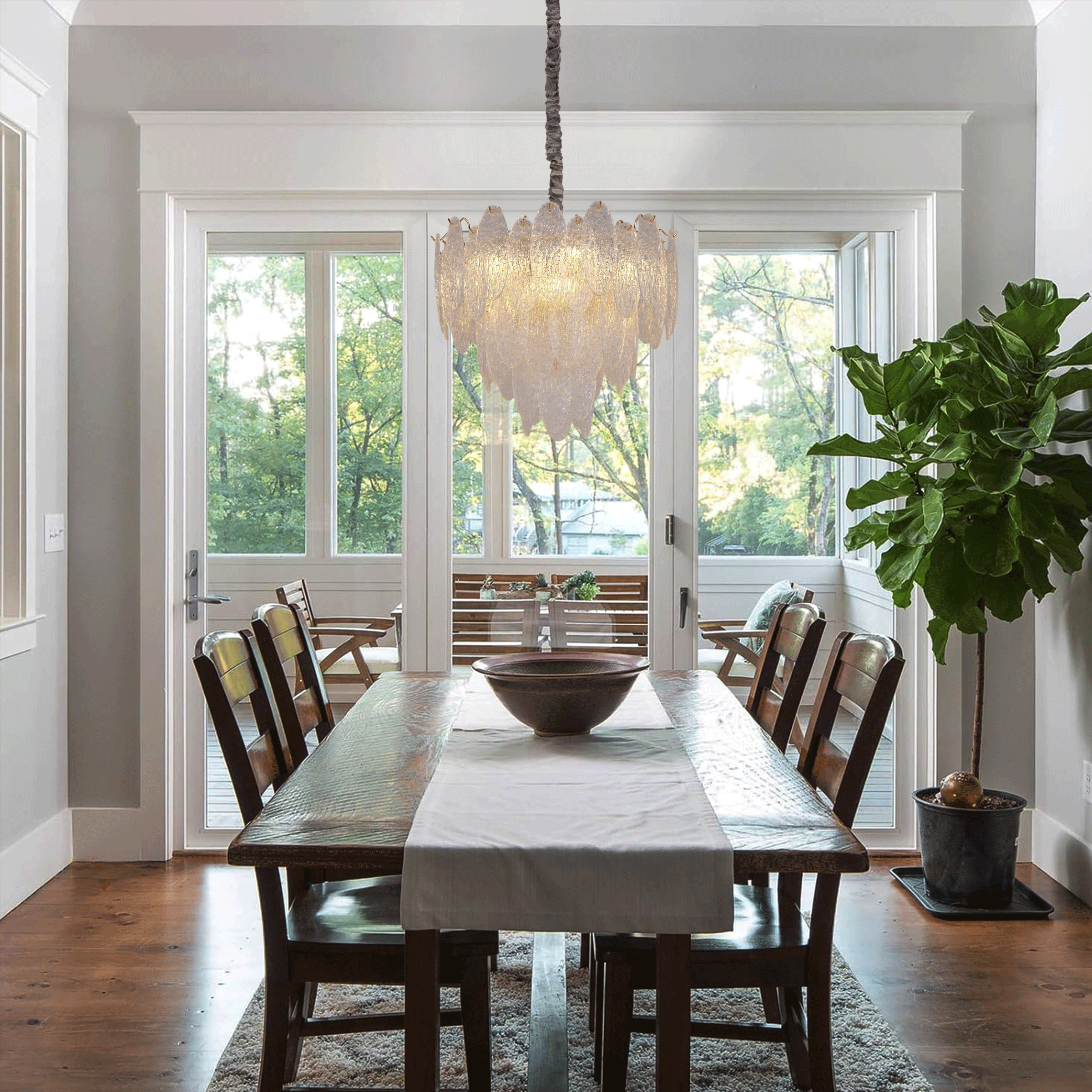 arvia-elegant-layered-champagne-gold-glass-pendant-lights