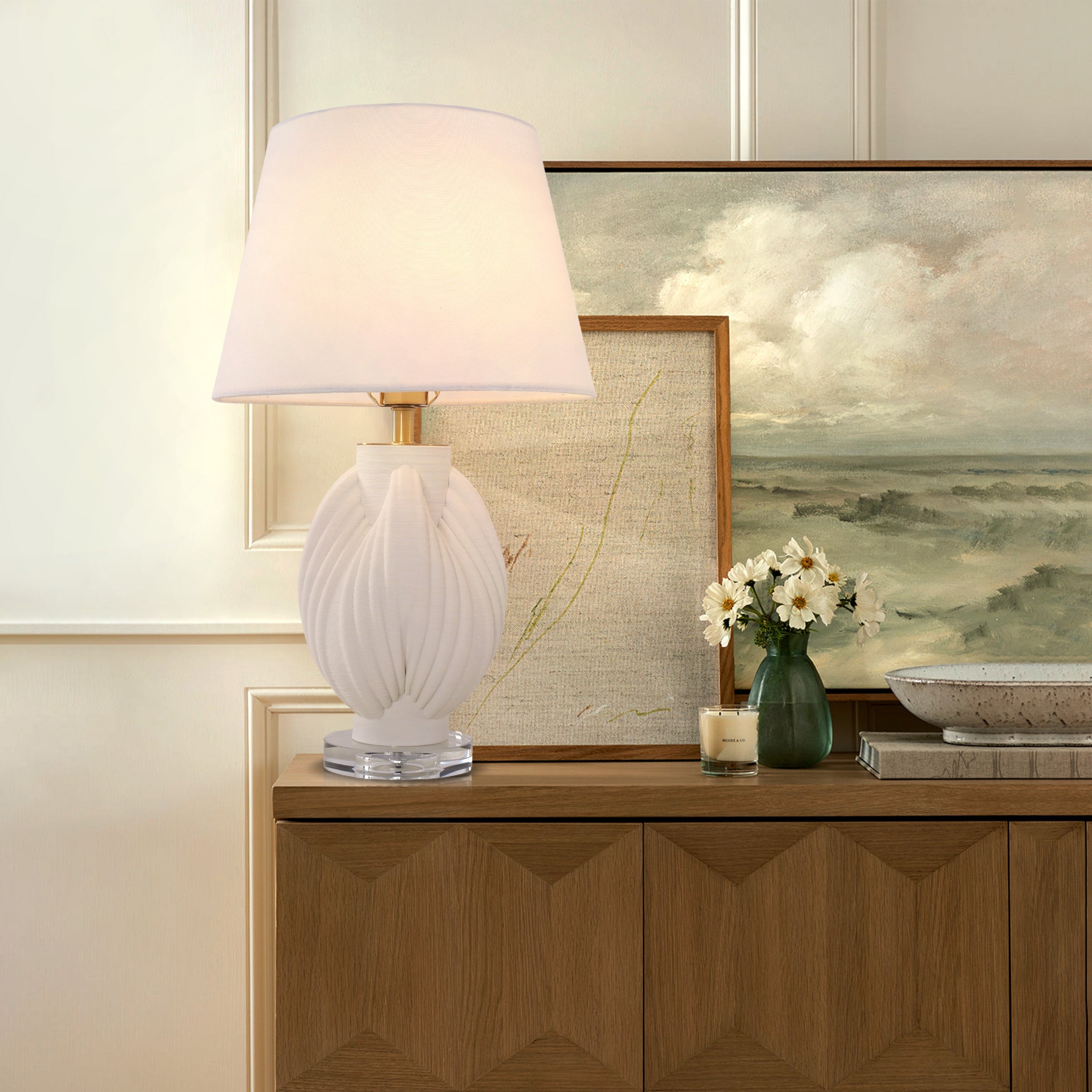 3d-pure-white-pod-threaded-ceramic-table-lamp-with-fabric-shade