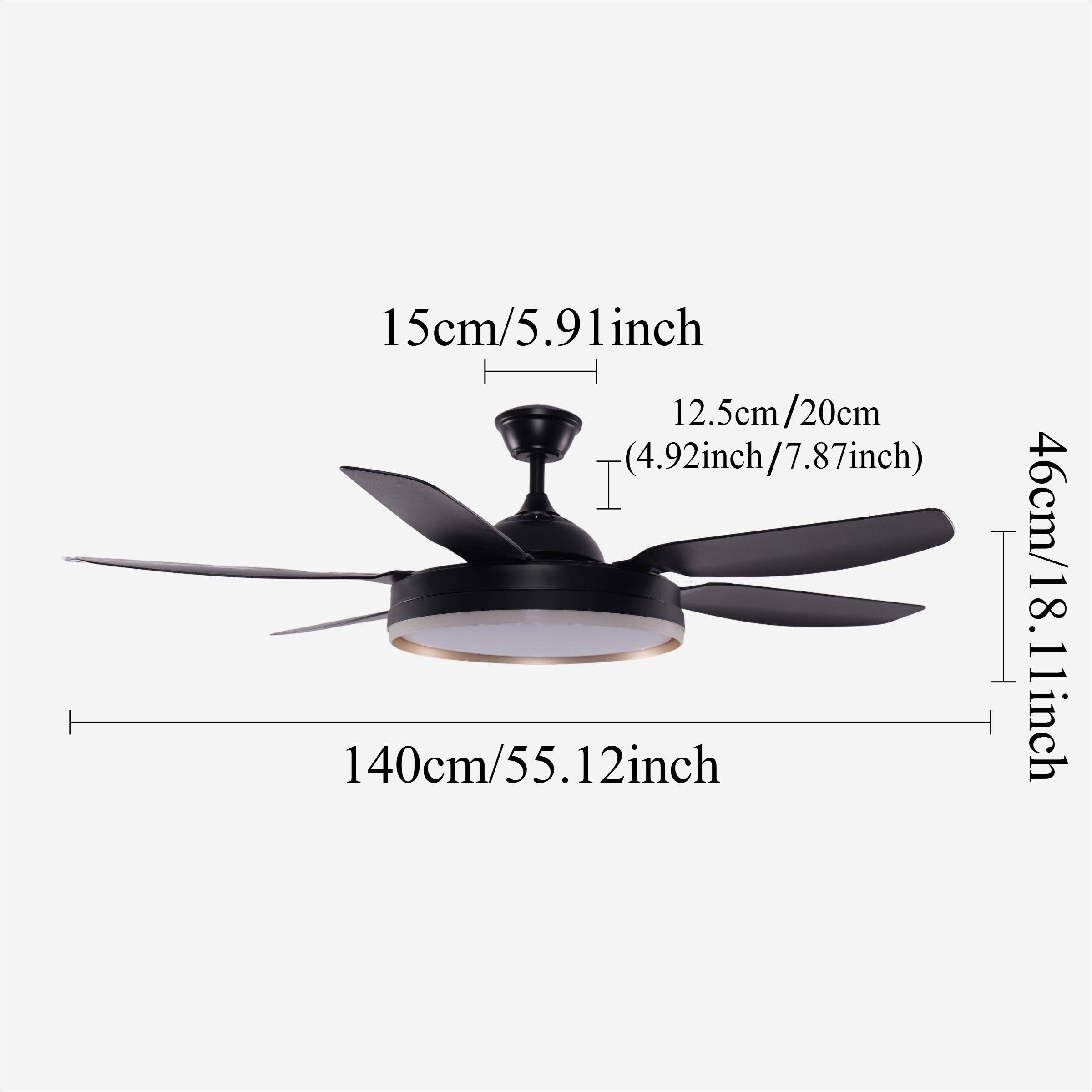 modern-smart-black-ceiling-fan-light-with-remote-control-6-speed-settings