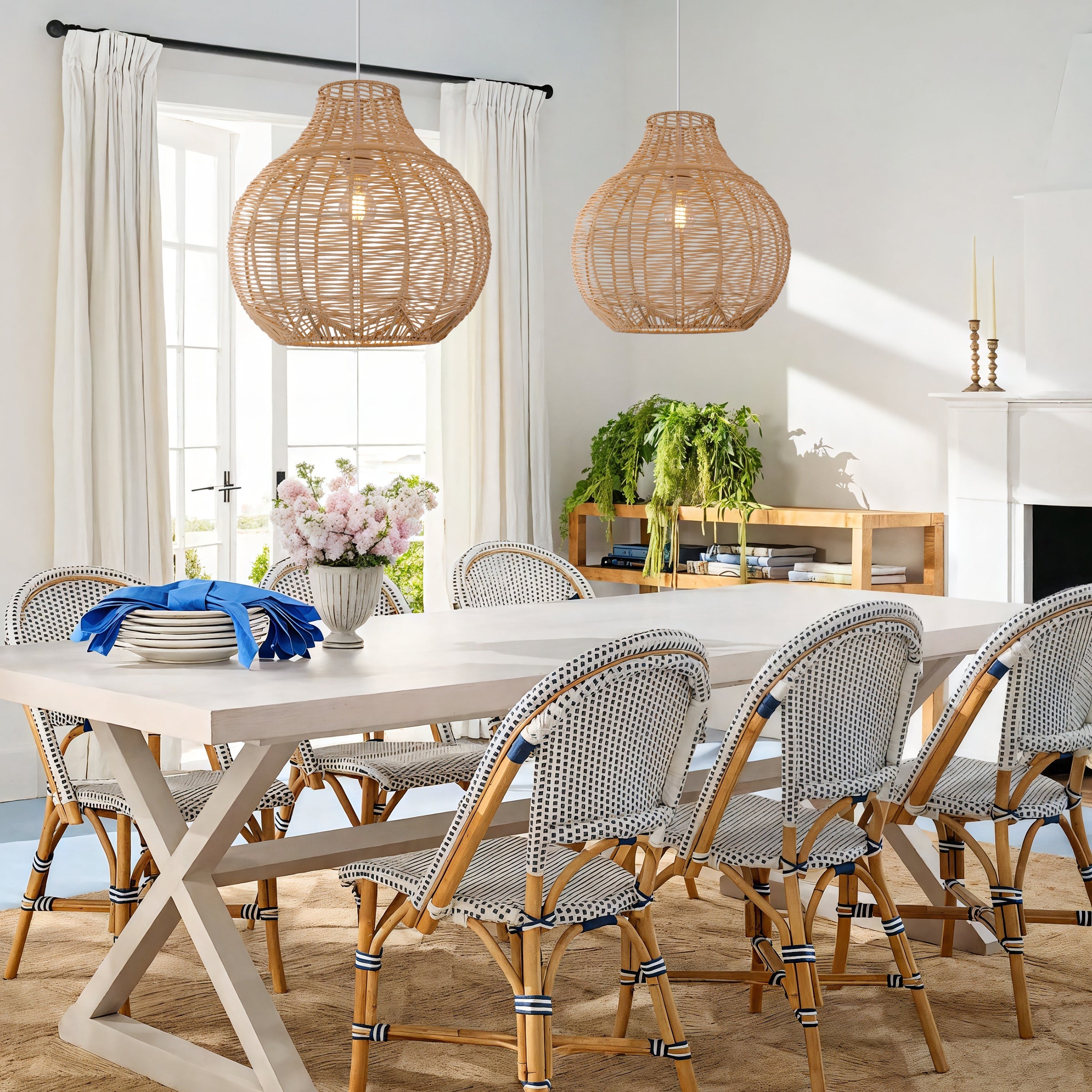 open-gourd-japanese-rattan-pendant-light