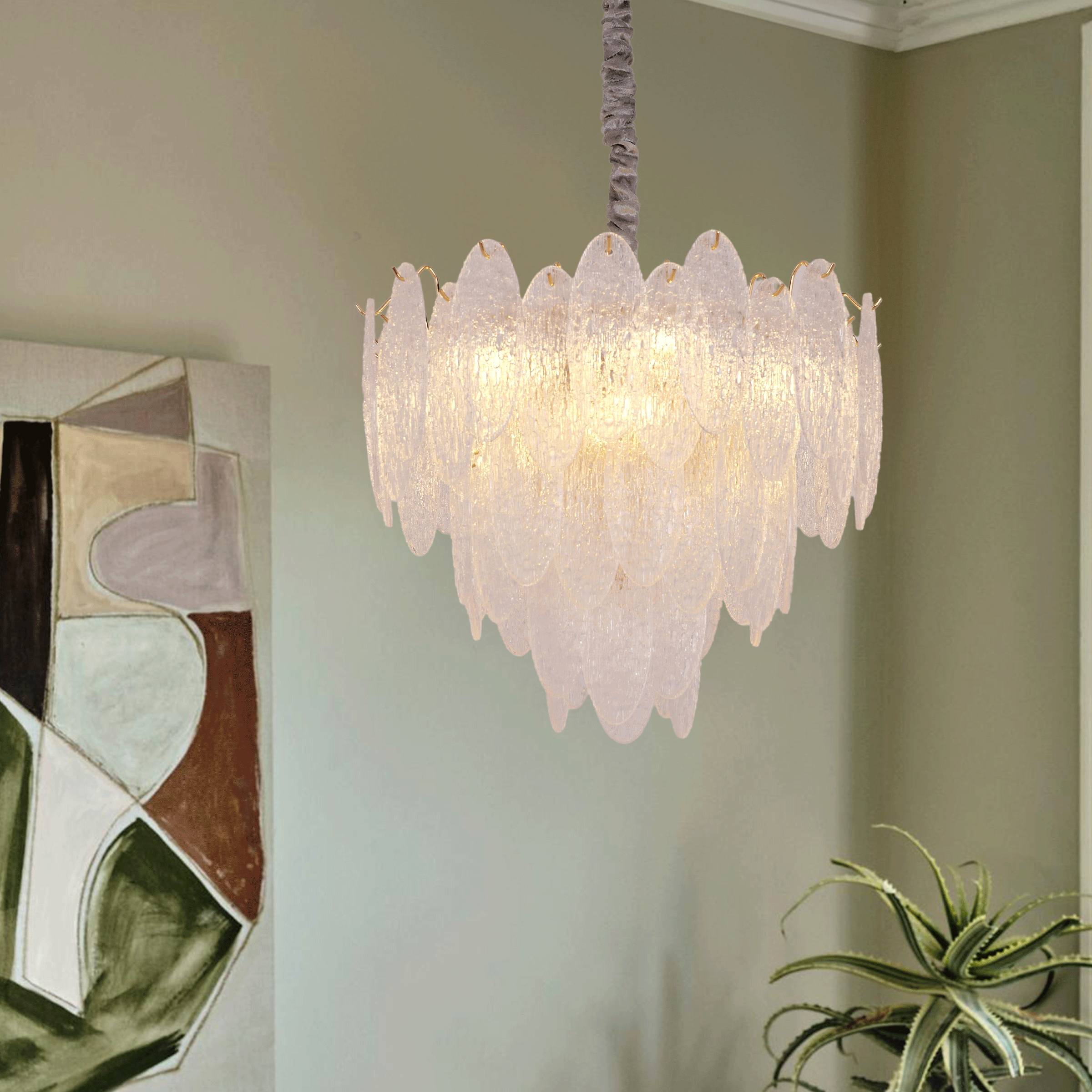 arvia-elegant-layered-champagne-gold-glass-pendant-lights