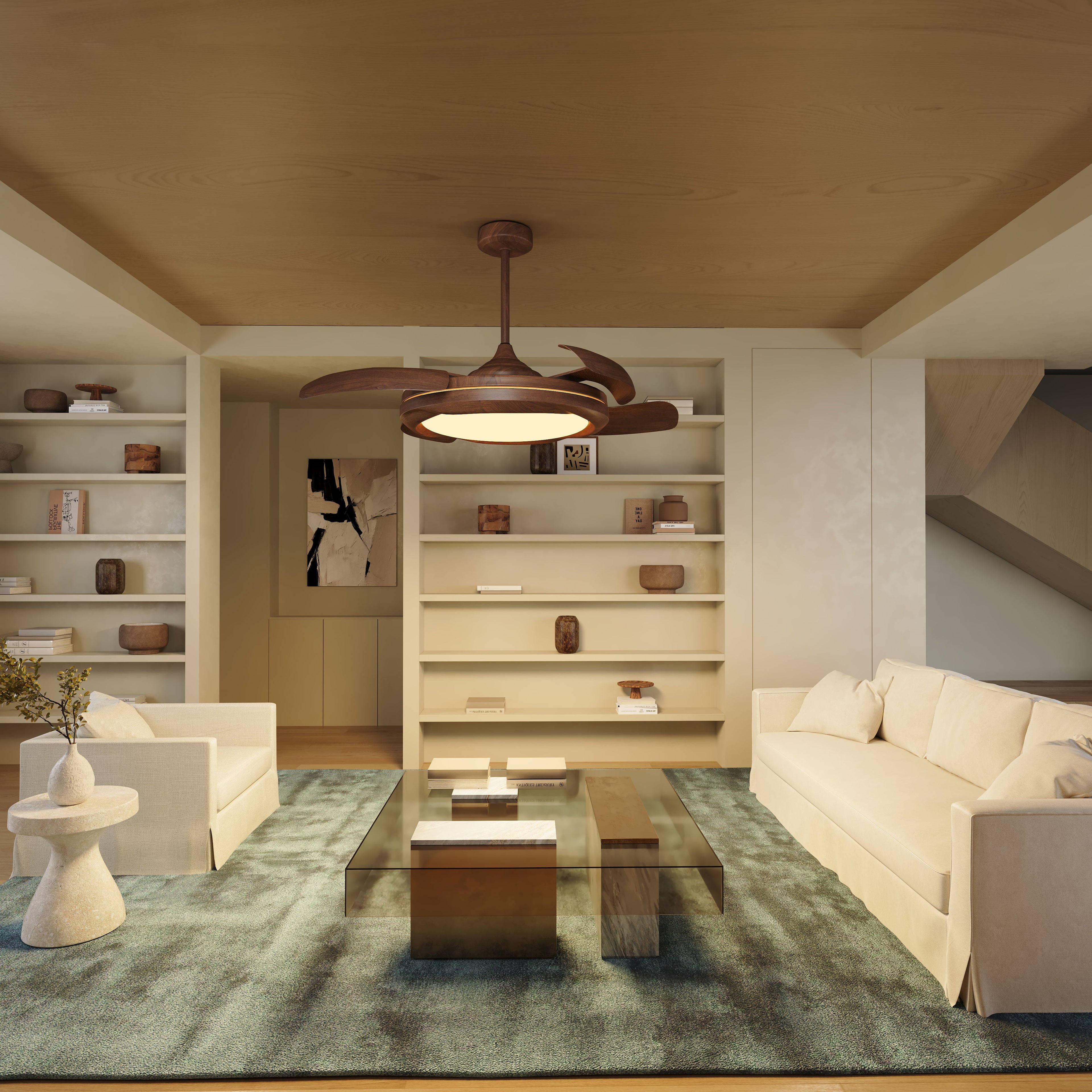 copper-halo-ceiling-fan-light-with-remote-control-adjustable-color-temperature