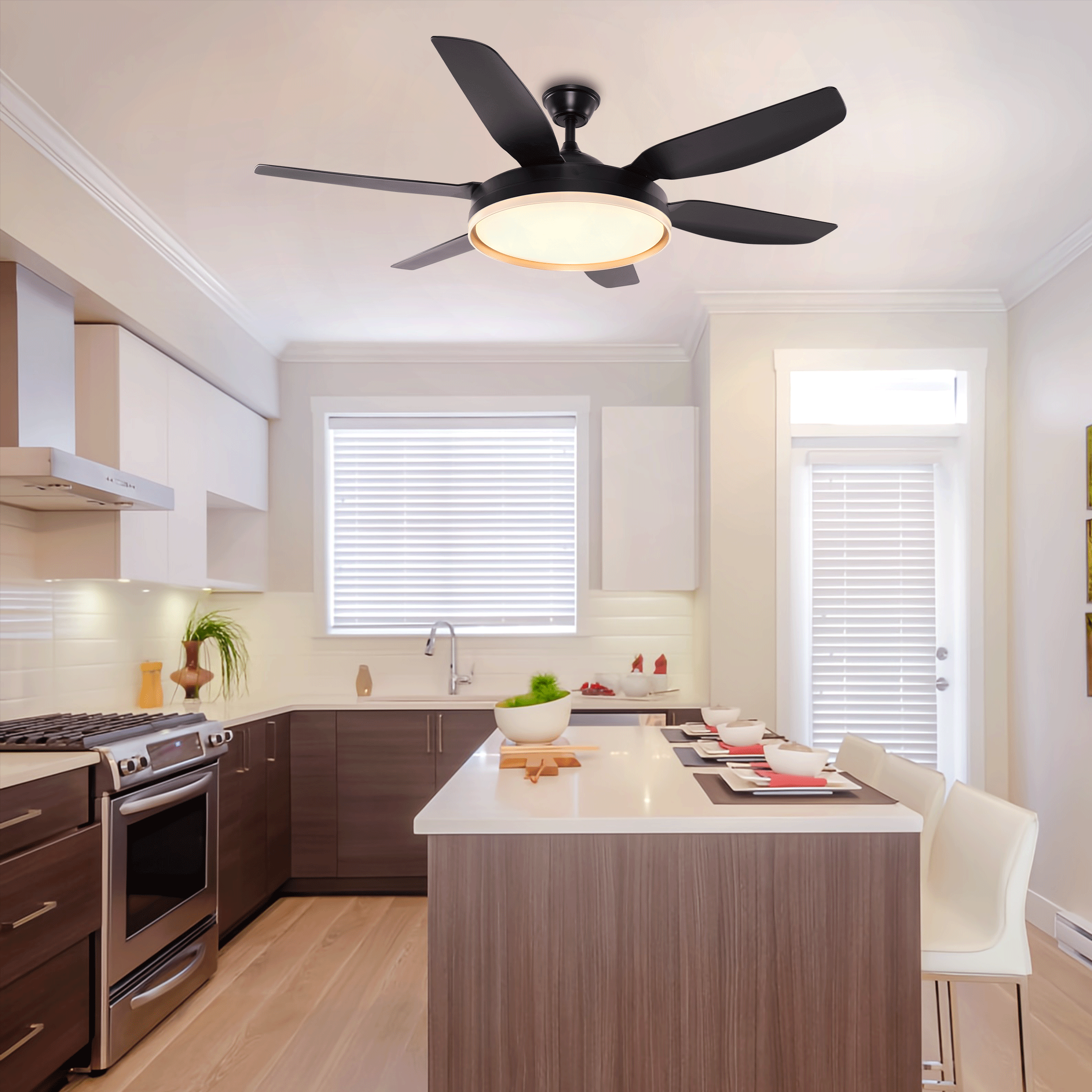 modern-smart-black-ceiling-fan-light-with-remote-control-6-speed-settings