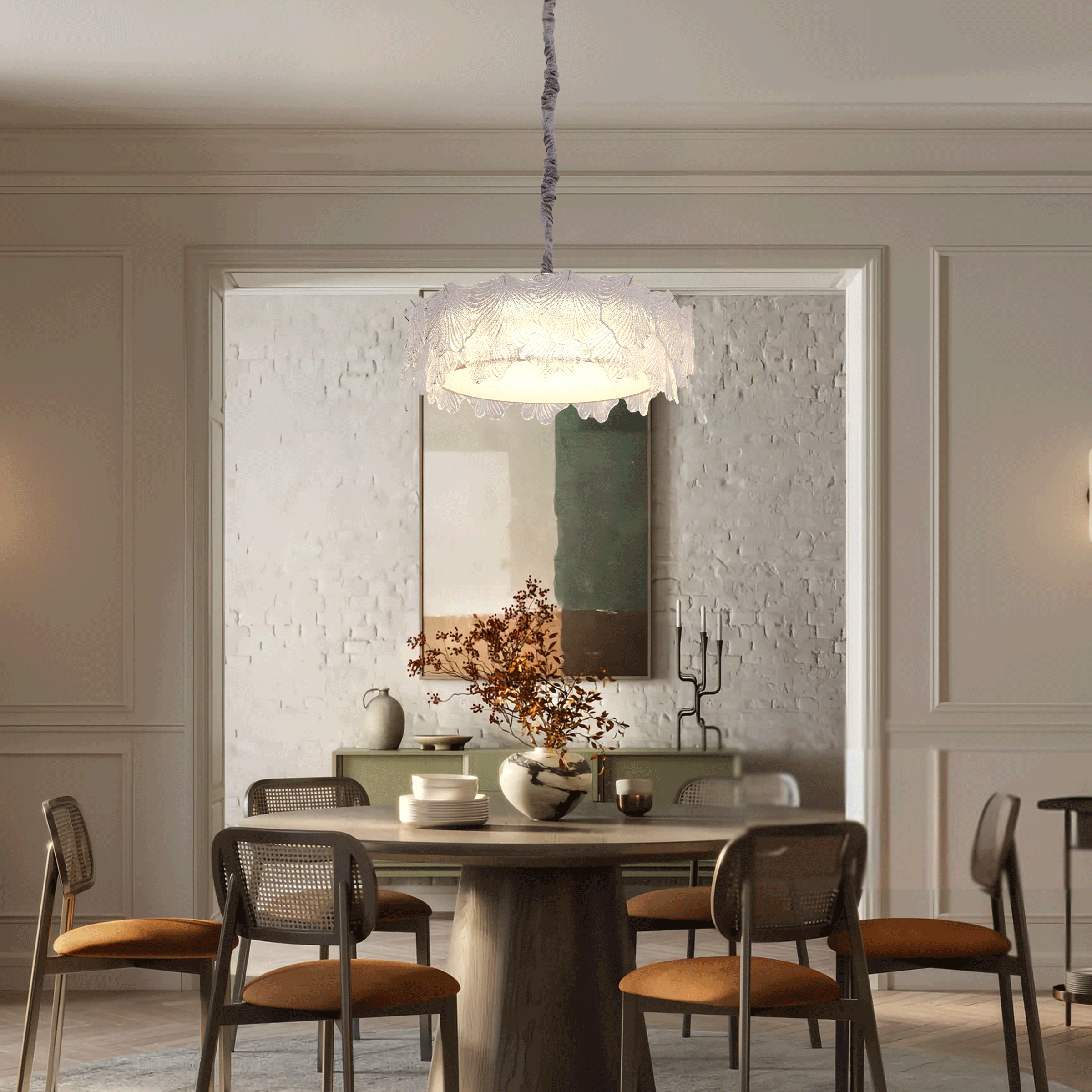 arvia-modern-vintage-leaf-glass-pendant-light-with-metal-frame-for-living-room