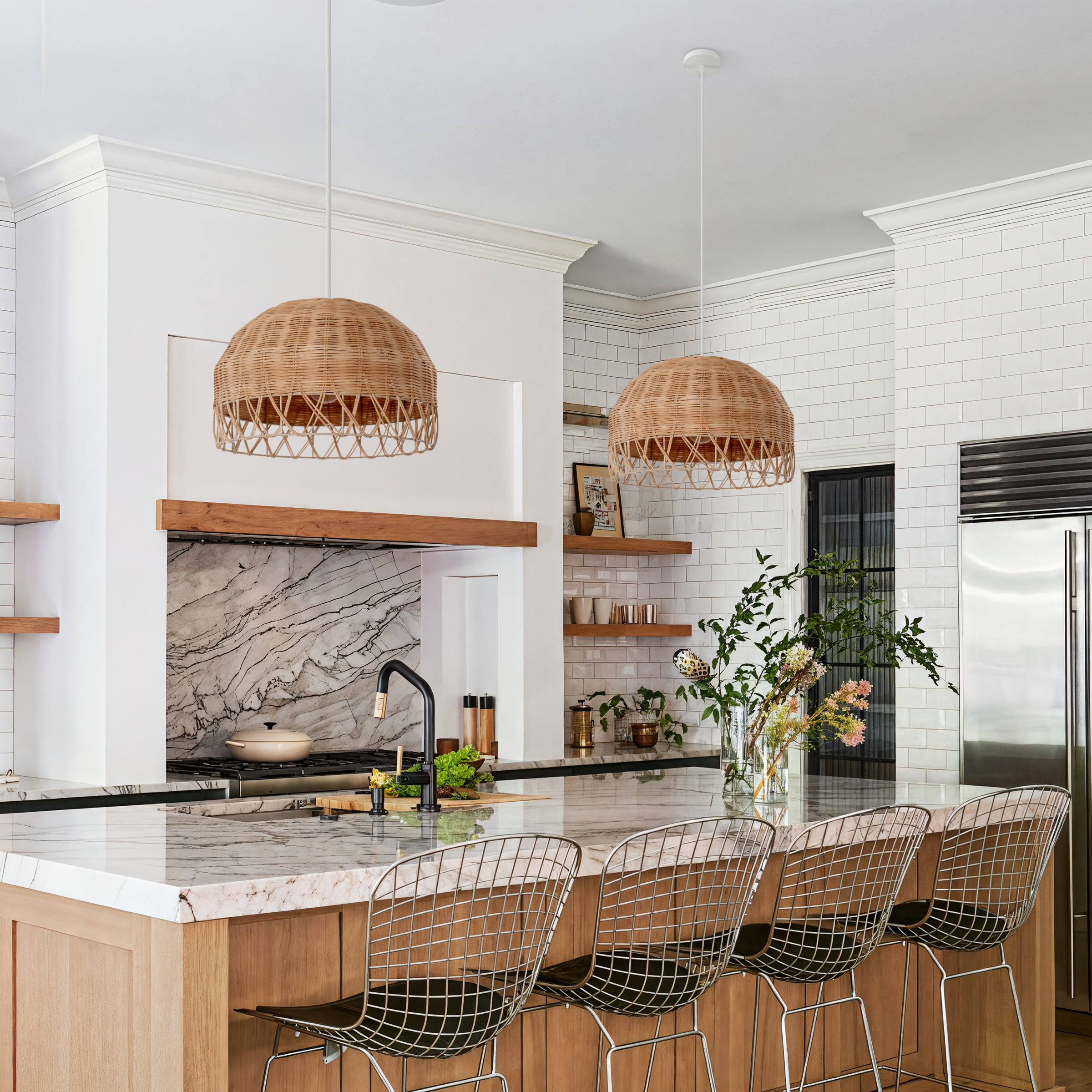 boho-half-sphere-rattan-pendant-light