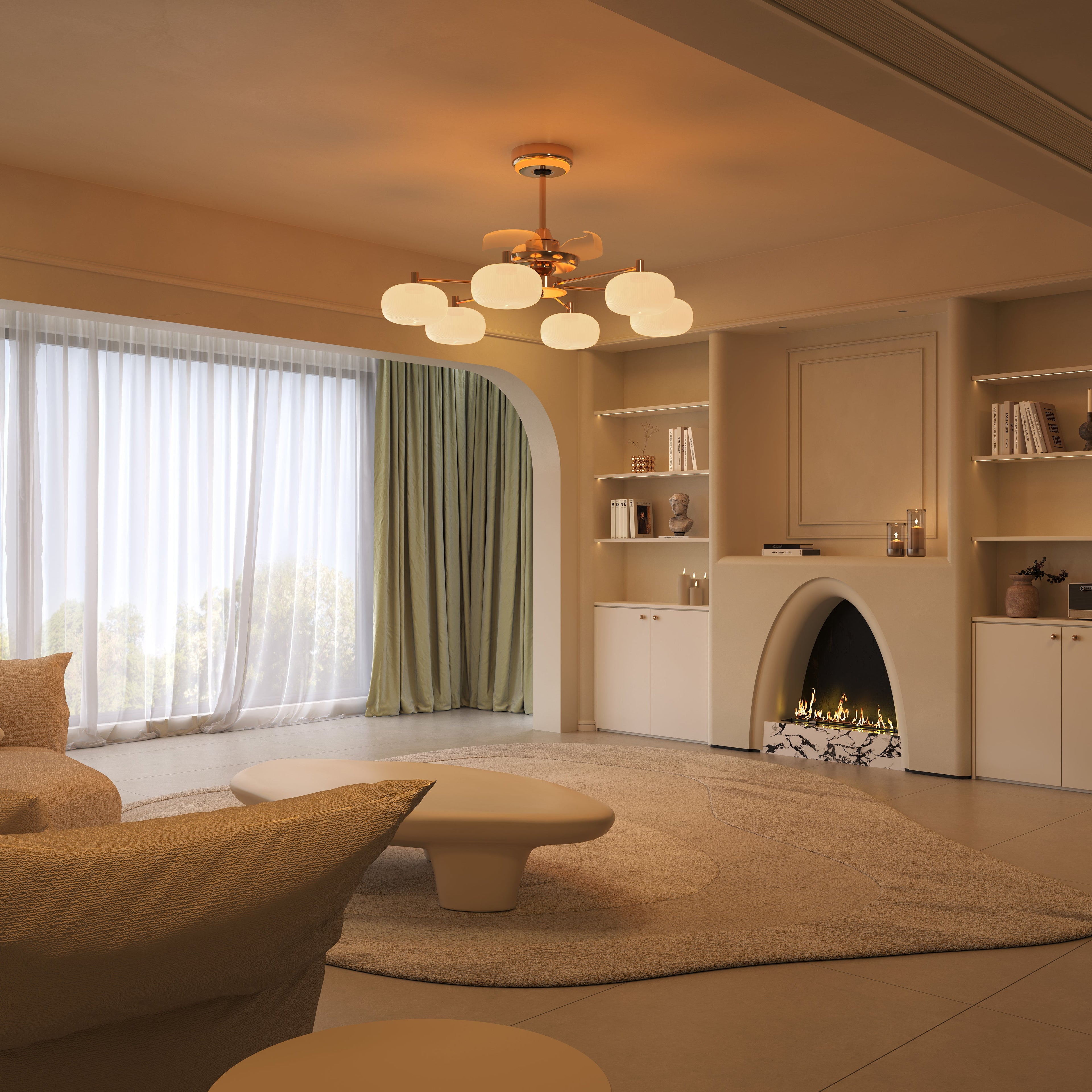 quiet-copper-acrylic-ceiling-fan-light-with-6-speed-control-and-remote-timer