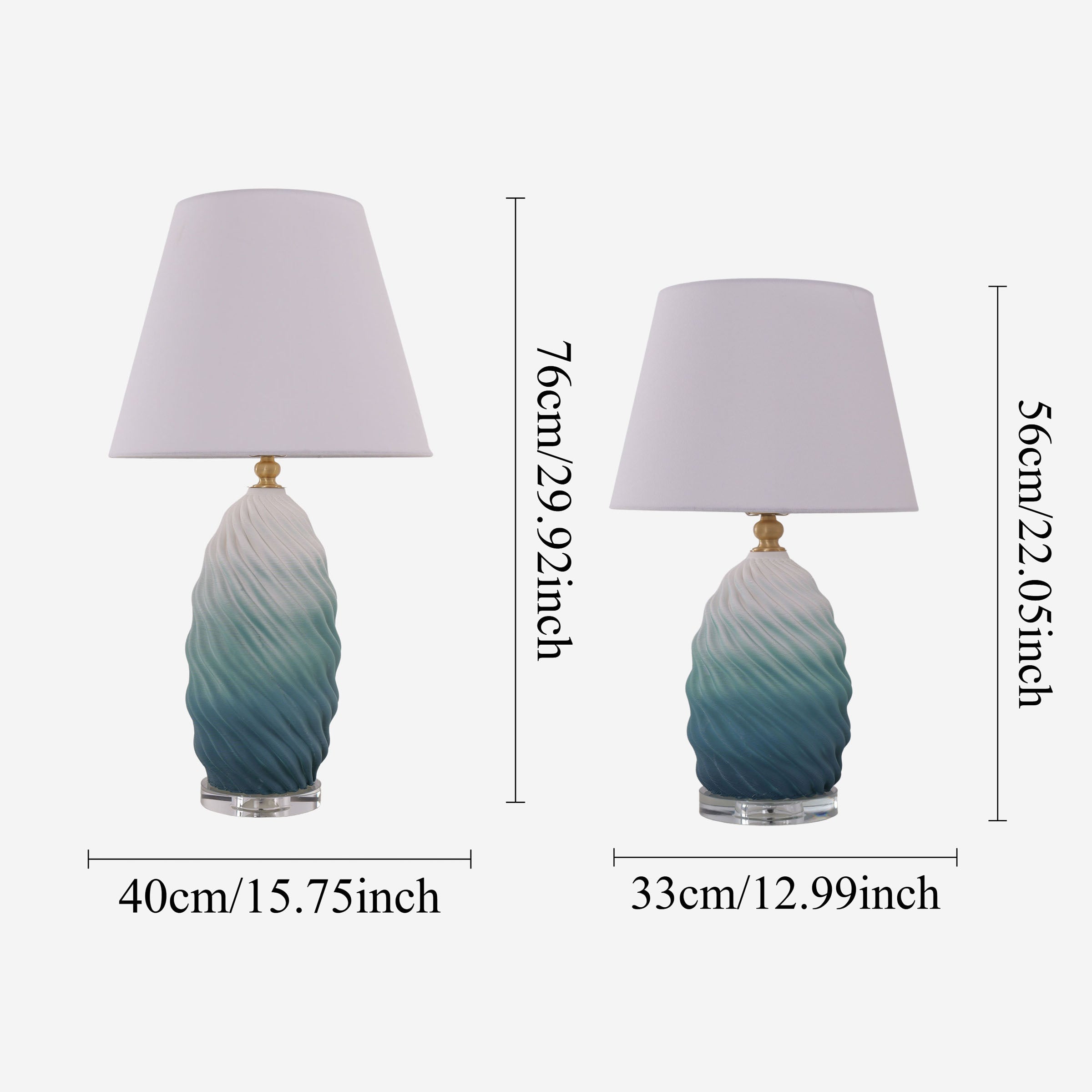 3d-blue-green-white-gradient-threaded-ceramic-table-lamp-with-fabric-shade