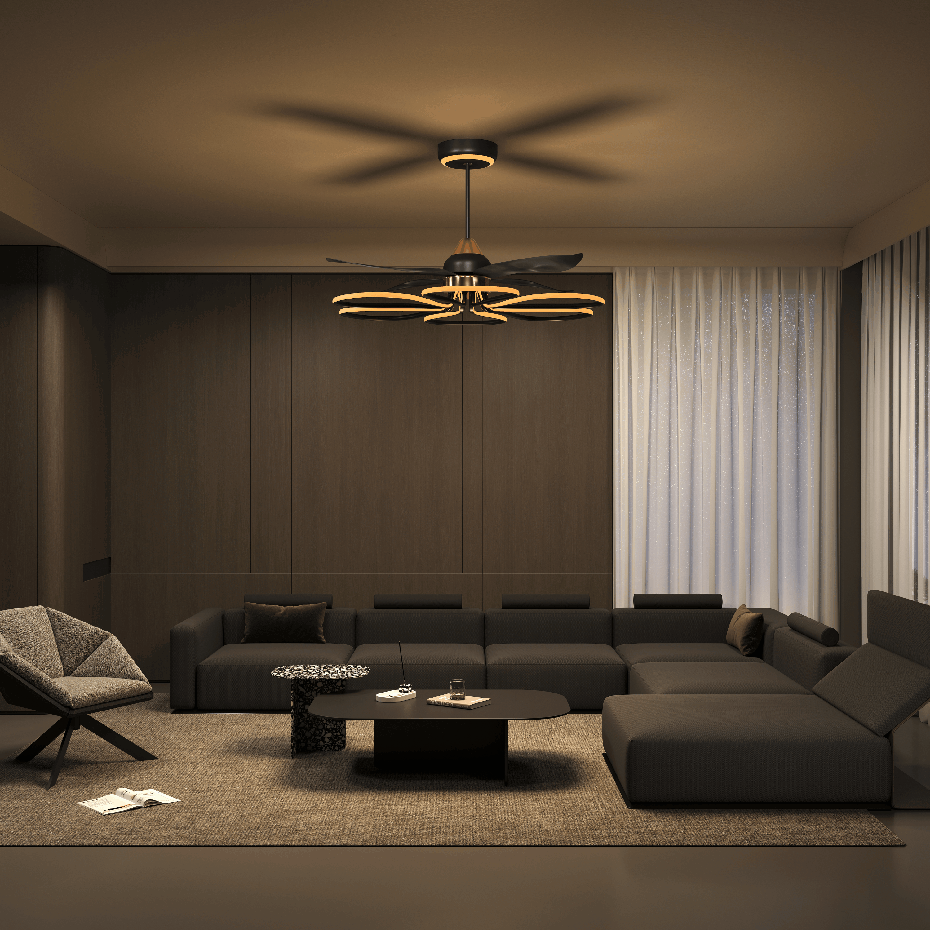 contemporary-aluminum-black-ceiling-fan-with-light-6-speed-control-stepless-dimming