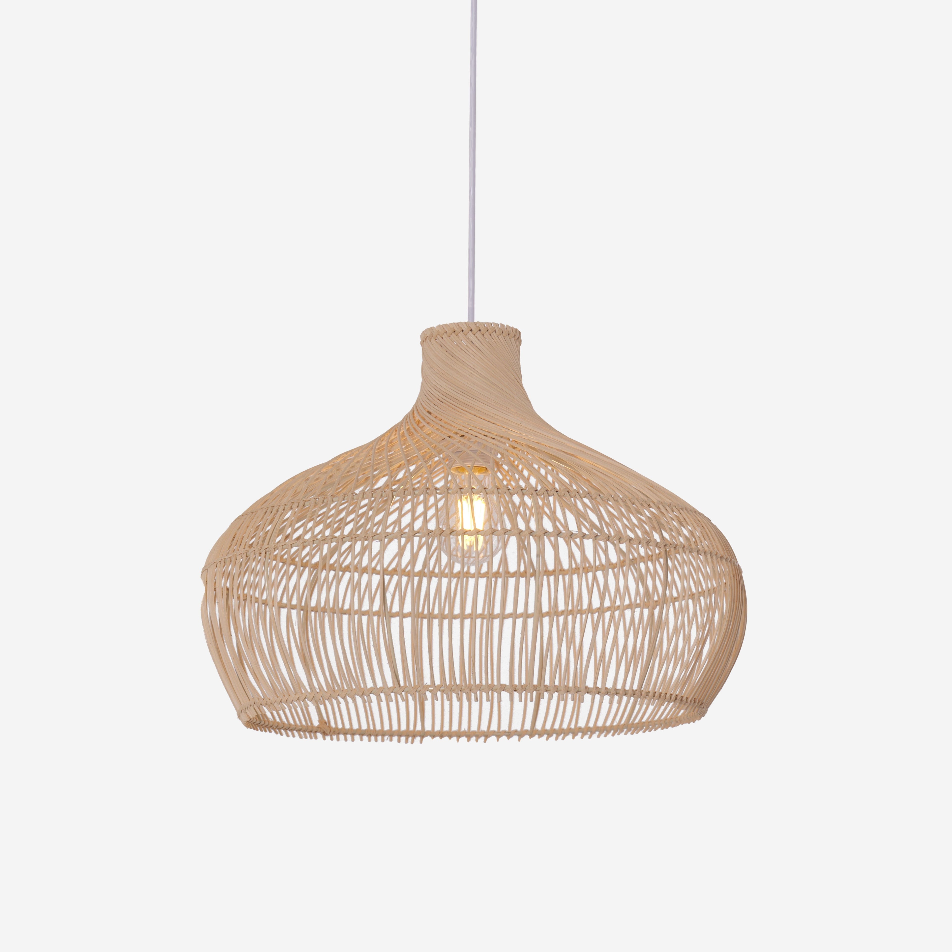 handwoven-gourd-shaped-rattan-pendant-light