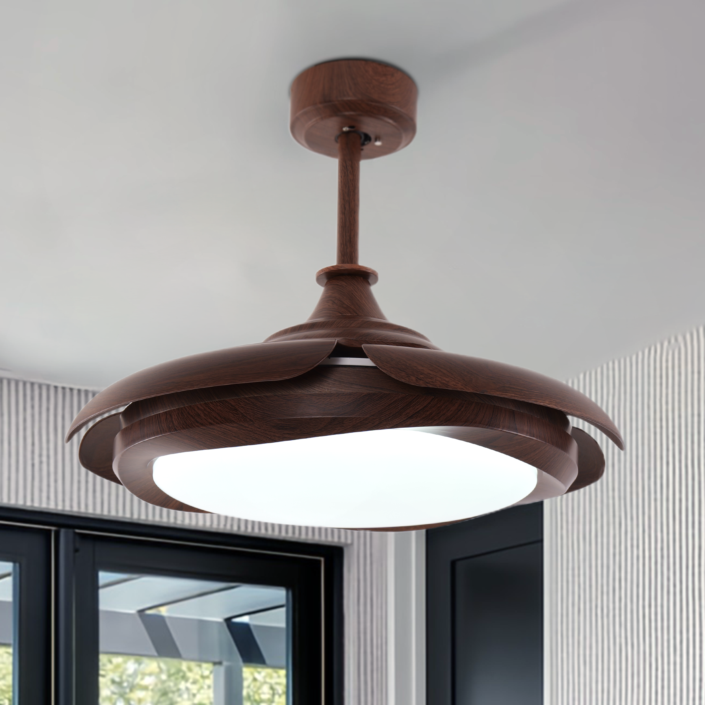 copper-halo-ceiling-fan-light-with-remote-control-adjustable-color-temperature